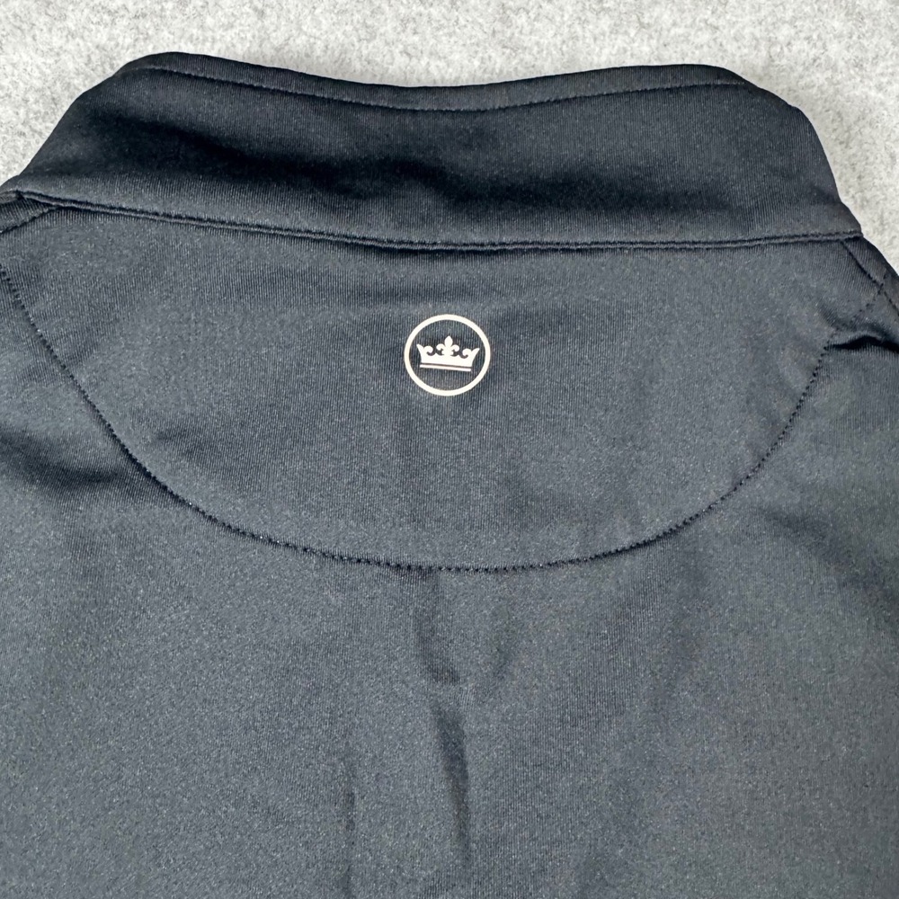 Lot of 2 Peter Millar Quarter Zip Pullovers Youth XL Black NWT Subway Patch - Picture 8 of 10